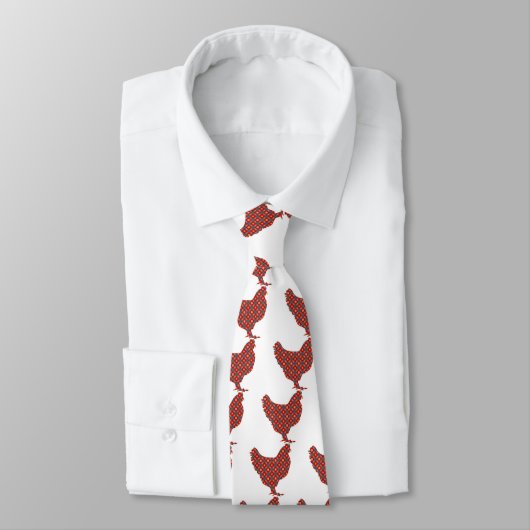 Cravate Poulet moderne génial (Attaché)