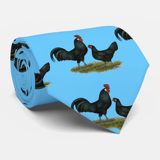 Cravate Poulets Augsburger (Roulé)