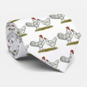Cravate Poulets blancs Austra (Roulé)