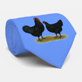 Cravate Poulets géants Jersey (Roulé)