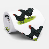 Cravate Poulets noirs Australorp (Roulé)