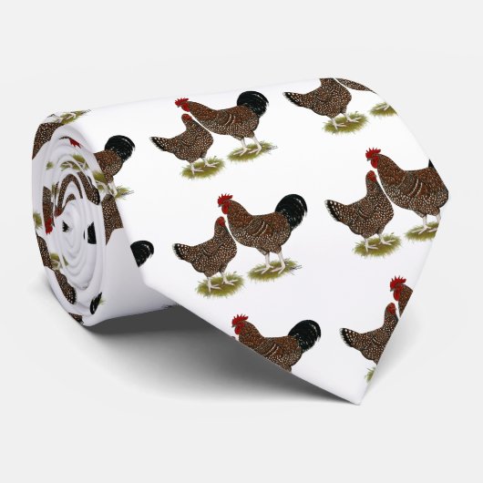 Cravate Poulets Sussex Speckés (Roulé)