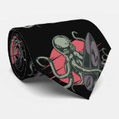 Cravate poulpe surfer (Roulé)