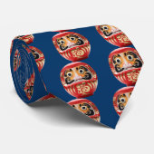 Cravate Poupée Daruma (Roulé)
