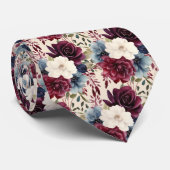 Cravate pour homme | Cravate florale pour mariage  (Roulé)