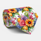 Cravate pour homme | Cravate florale pour mariage  (Roulé)