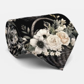 Cravate pour homme | Cravate florale pour mariage (Roulé)