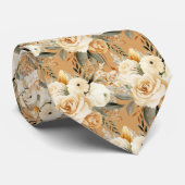 Cravate pour Homme | Cravate Florale pour Mariage (Roulé)