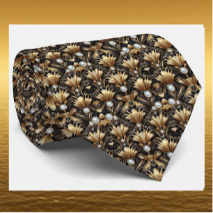 Cravate pour Homme Cravates Art Déco Faux Diaman