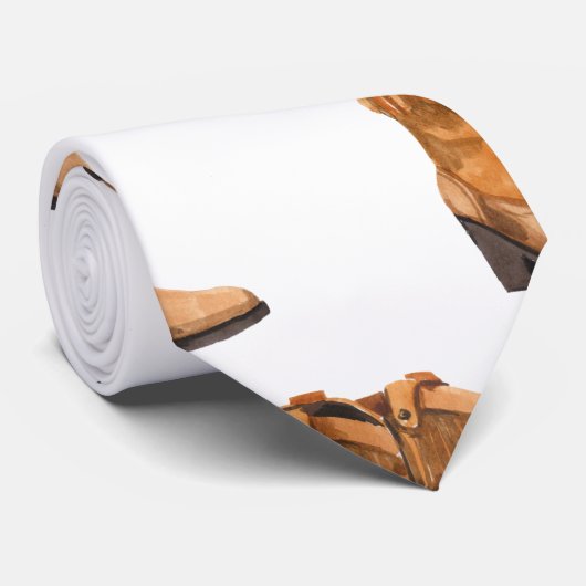 Cravate pour homme Mariage campagnard d'été Eau ru (Roulé)
