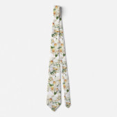 Cravate pour homme | Nœud papillon floral pour mar (Devant)