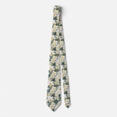 Cravate pour homme | Nœud papillon floral pour mar (Devant)