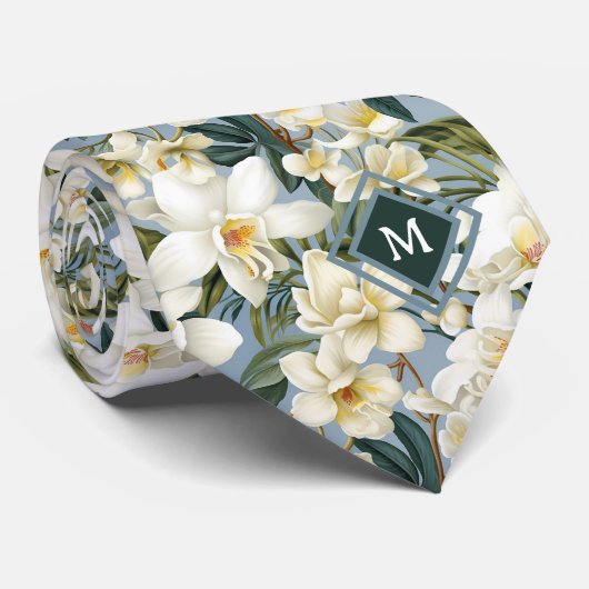 Cravate pour homme | Nœud papillon floral pour mar (Roulé)