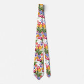 Cravate pour homme | Nœud papillon floral pour mar (Devant)