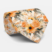 Cravate pour homme | Nœud papillon floral pour mar (Roulé)