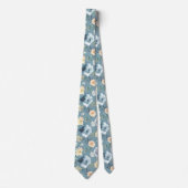 Cravate pour homme | Nœud papillon floral pour mar (Devant)