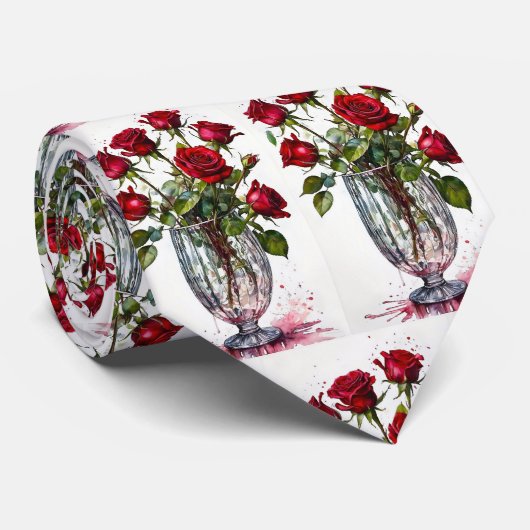 Cravate pour homme | Nœud papillon floral pour mar (Roulé)