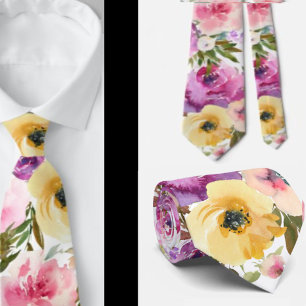 Cravate pour homme   Nœud papillon floral pour mar
