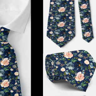 Cravate pour homme Nœud papillon floral pour mar