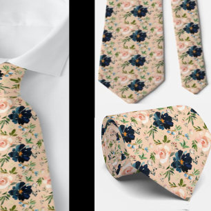 Cravate pour homme Nœud papillon floral pour mar