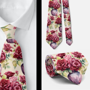 Cravate pour homme Nœud papillon floral pour mar