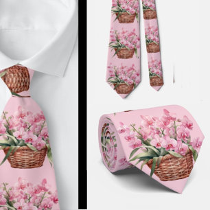 Cravate pour homme Nœud papillon floral pour mar