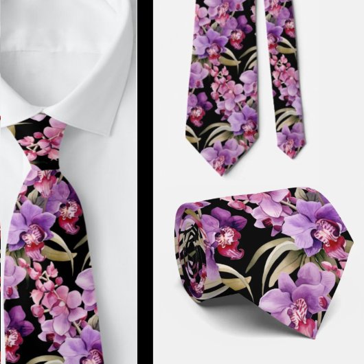 Cravate pour homme | Nœud papillon floral pour mar