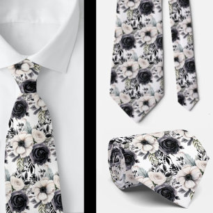 Cravate pour homme Nœud papillon floral pour mar