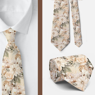 Cravate pour homme Nœud papillon floral pour mar
