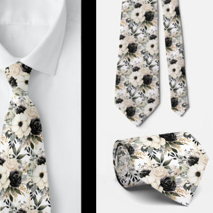 Cravate pour homme Nœud papillon floral pour mar