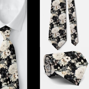 Cravate pour homme Nœud papillon floral pour mar