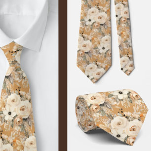 Cravate pour homme Nœud papillon floral pour mar
