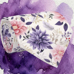 Cravate pour homme Nœud papillon floral pour mar