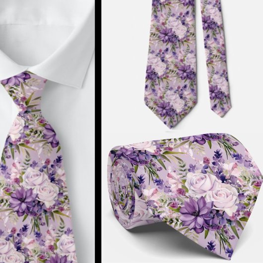 Cravate pour homme | Nœud papillon floral pour mar