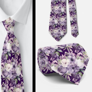 Cravate pour homme Nœud papillon floral pour mar