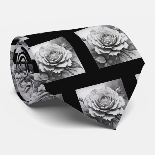 Cravate pour homme | Nœud papillon floral pour mar (Roulé)