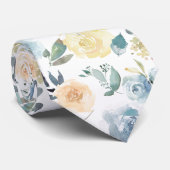 Cravate pour homme | Nœud papillon floral pour mar (Roulé)