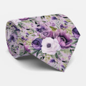 Cravate pour homme | Nœud papillon floral pour mar (Roulé)