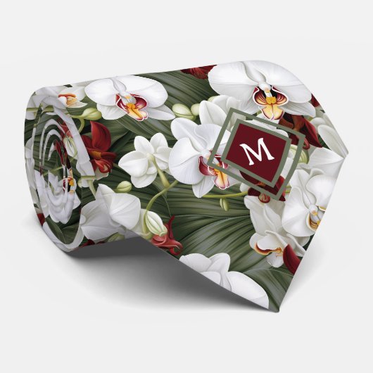 Cravate pour homme | Nœud papillon floral pour mar (Roulé)
