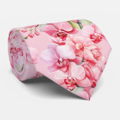 Cravate pour homme | Nœud papillon floral pour mar (Roulé)