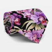 Cravate pour homme | Nœud papillon floral pour mar (Roulé)
