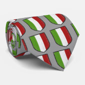 Cravate pour hommes avec drapeau de l'Italie (Roulé)