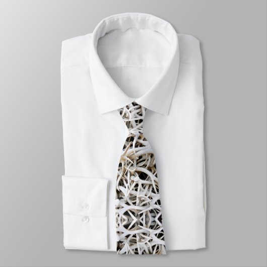 Cravate pour hommes Elk Antlers Lg Imprimer (Attaché)