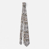 Cravate pour hommes Elk Antlers Lg Imprimer (Dos)