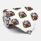 Cravate pour hommes - Père Noël de Noël (Roulé)
