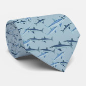 Cravate pour hommes Requins (Roulé)