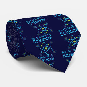 Cravate Pour L'Amour De La Science Atom