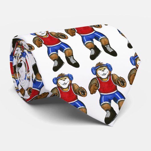 Cravate pour l'entraîneur ou l'équipe de lutte (Roulé)