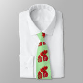 Cravate Pour lui balayer les coeurs Roses rustiques Valent (Attaché)