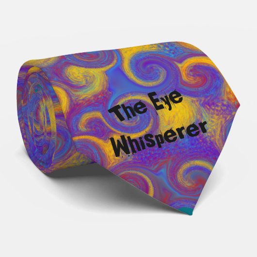 Cravate Pourpre Artsy d'oeil d'optométriste Artsy de (Roulé)